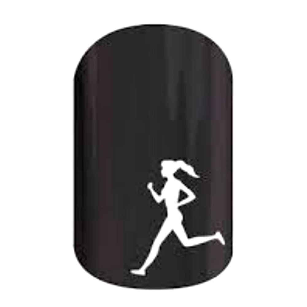 $6 🌸 Jamberry ~ Nail Polish Sticker Wraps ~ Finish Line ~ NEW